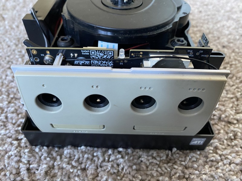 A picture of the GameCube controller board