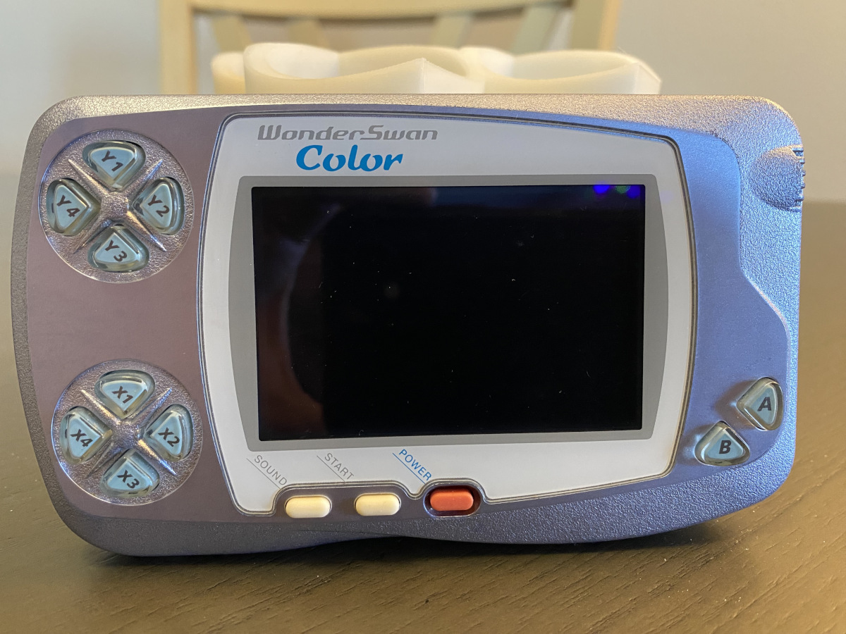 Close up image of the WonderSwan color